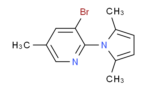 3-Bromo-2-(2,5-dimethyl-1H-pyrrol-1-yl)-5-methylpyridine
