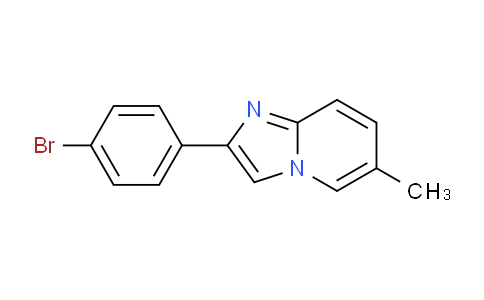 2-(4-溴苯基)-6-甲基咪唑[1,2-A]吡啶