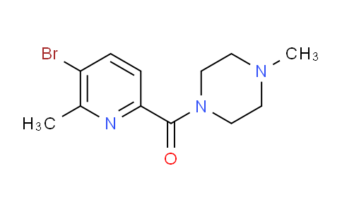 (5-Bromo-6-methylpyridin-2-yl)(4-methylpiperazin-1-yl)methanone