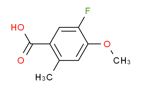 5-氟-4-甲氧基-2-甲基苯甲酸