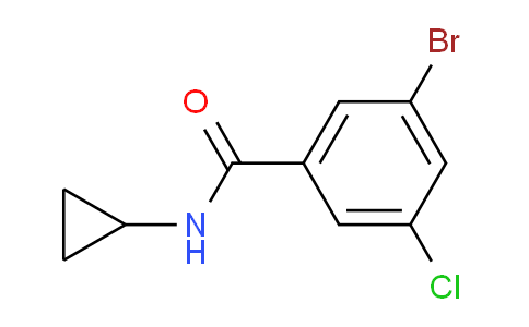 3-Bromo-5-chloro-N-cyclopropylbenzamide