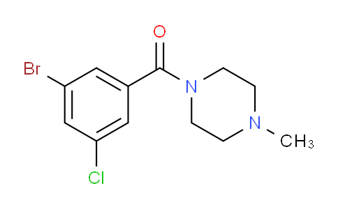 (3-Bromo-5-chlorophenyl)(4-methylpiperazin-1-yl)methanone