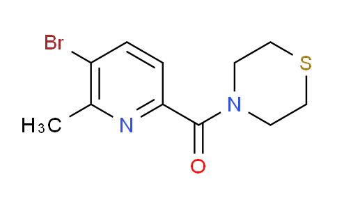 (5-Bromo-6-methylpyridin-2-yl)(thiomorpholino)methanone