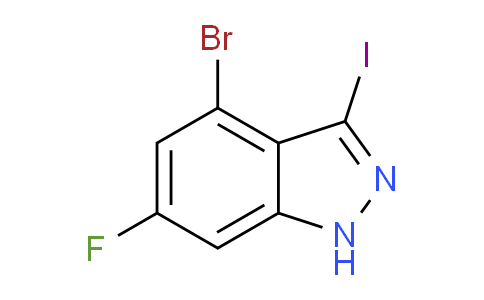 4-Bromo-6-fluoro-3-iodo-1H-indazole
