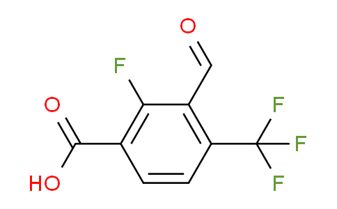 2-Fluoro-3-formyl-4-(trifluoromethyl)benzoic acid