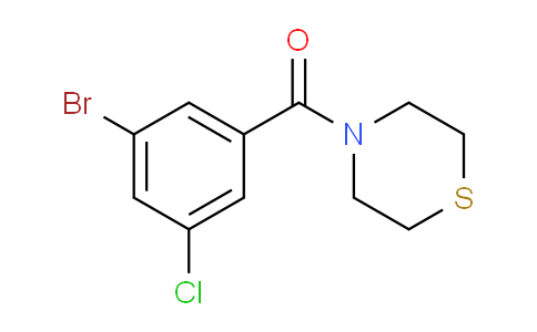 (3-Bromo-5-chlorophenyl)(thiomorpholino)methanone
