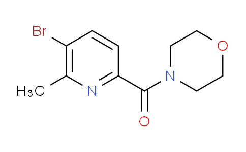 (5-Bromo-6-methylpyridin-2-yl)(morpholino)methanone