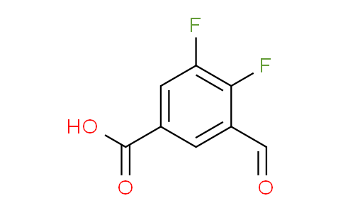 3,4-Difluoro-5-formylbenzoic acid