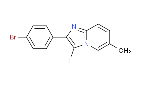 2-(4-Bromophenyl)-3-iodo-6-methylimidazo[1,2-a]pyridine