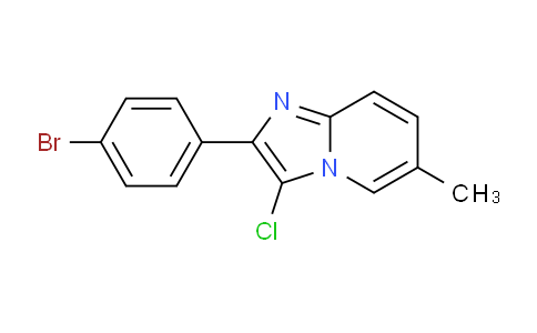 2-(4-Bromophenyl)-3-chloro-6-methylimidazo[1,2-a]pyridine