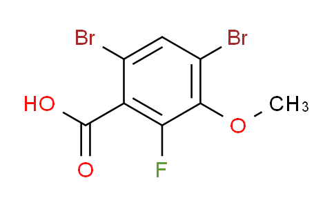 4,6-Dibromo-2-fluoro-3-methoxybenzoic acid