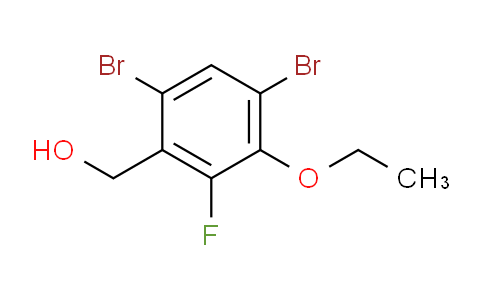 (4,6-Dibromo-3-ethoxy-2-fluorophenyl)methanol