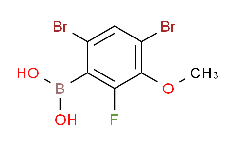 (4,6-Dibromo-2-fluoro-3-methoxyphenyl)boronic acid