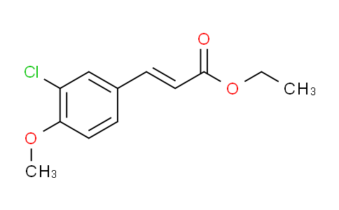 (E)-ethyl 3-(3-chloro-4-methoxyphenyl)acrylate