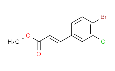 (E)-methyl 3-(4-bromo-3-chlorophenyl)acrylate
