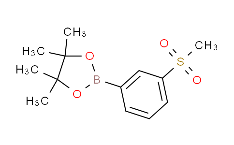 4,4,5,5-Tetramethyl-2-(3-(methylsulfonyl)phenyl)-1,3,2-dioxaborolane