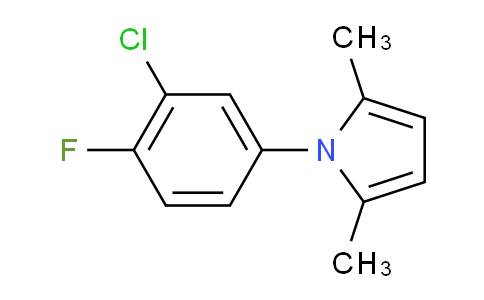 1-(3-Chloro-4-fluorophenyl)-2,5-dimethyl-1H-pyrrole