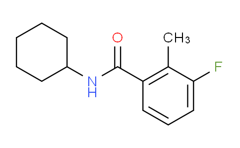 N-cyclohexyl-3-fluoro-2-methylbenzamide