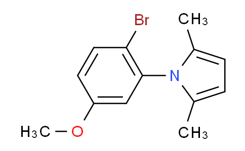 1-(2-Bromo-5-methoxyphenyl)-2,5-dimethyl-1H-pyrrole