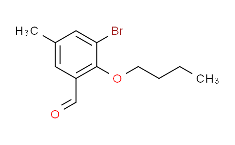 3-Bromo-2-butoxy-5-methylbenzaldehyde