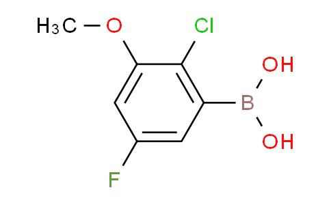 2-Chloro-5-fluoro-3-methoxyphenylboronic acid