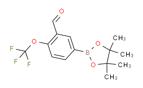 5-(4,4,5,5-tetramethyl-1,3,2-dioxaborolan-2-yl)-2-(trifluoromethoxy)benzaldehyde