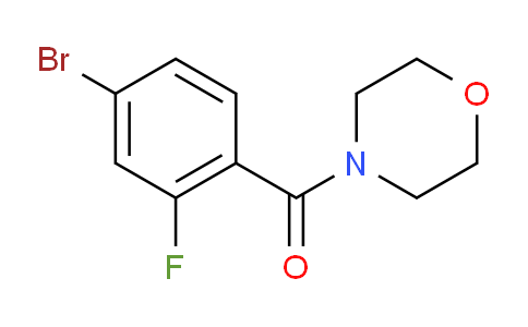 N-(4-BROMO-2-FLUOROBENZOYL)MORPHOLINE