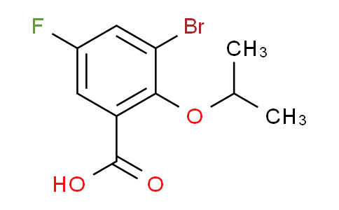 3-Bromo-5-fluoro-2-isopropoxybenzoic acid