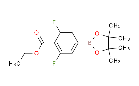 2,6-difluoro-4-(4,4,5,5-tetramethyl-1,3,2-dioxaborolan-2-yl)-benzoic acid ethyl ester