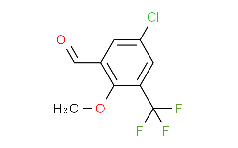 5-Chloro-2-methoxy-3-(trifluoromethyl)benzaldehyde