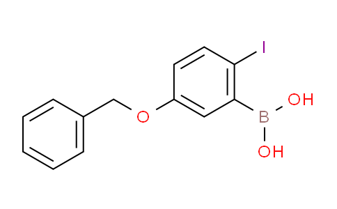 2-Iodo-5-(phenylmethoxy)phenylboronic acid