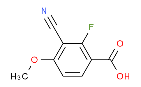 3-氰基-2-氟-4-甲氧基苯甲酸