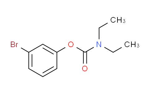 Carbamic acid, N,N-diethyl-, 3-bromophenyl ester