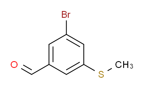 3-Bromo-5-(methylthio)benzaldehyde