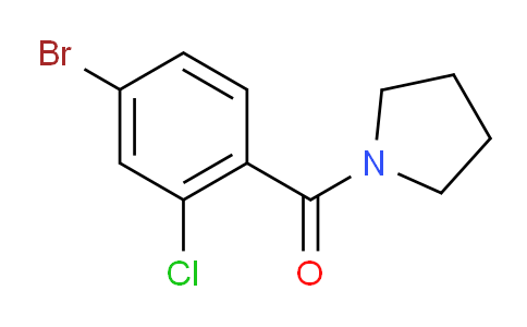 1-[(4-Bromo-2-chlorophenyl)carbonyl]pyrrolidine