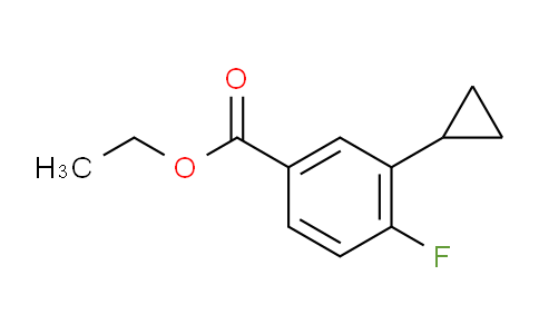 3-Cyclopropyl-4-fluoro-benzoic acid ethyl ester