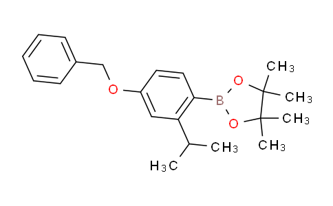 2-(4-(benzyloxy)-2-isopropylphenyl)-4,4,5,5-tetramethyl-1,3,2-dioxaborolane