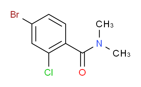 N,N-DIMETHYL 4-BROMO-2-CHLOROBENZAMIDE
