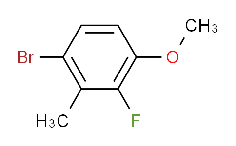 1-Bromo-3-fluoro-4-methoxy-2-methylbenzene