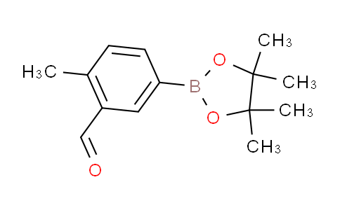 2-甲基-5-(四甲基-1,3,2-二氧杂硼环戊烷-2-基)苯甲醛