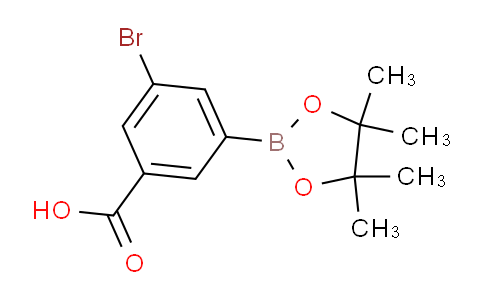 3-溴-5-(4,4,5,5-四甲基-1,3,2-二氧硼杂环戊烷-2-基)苯甲酸