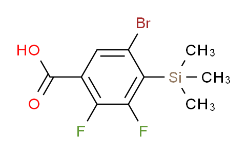 5-Bromo-2,3-difluoro-4-(trimethylsilyl)benzoic acid