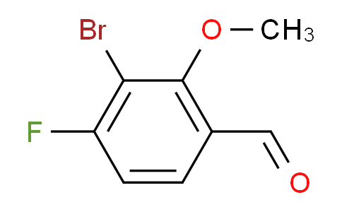 3-Bromo-4-fluoro-2-methoxybenzaldehyde