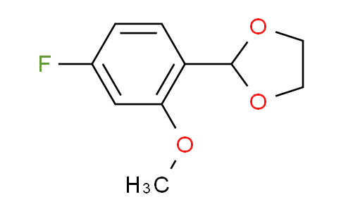 2-(4-Fluoro-2-methoxyphenyl)-1,3-dioxolane