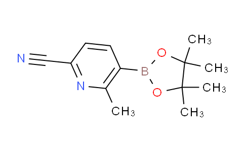 6-Methyl-5-(tetramethyl-1,3,2-dioxaborolan-2-yl)pyridine-2-carbonitrile