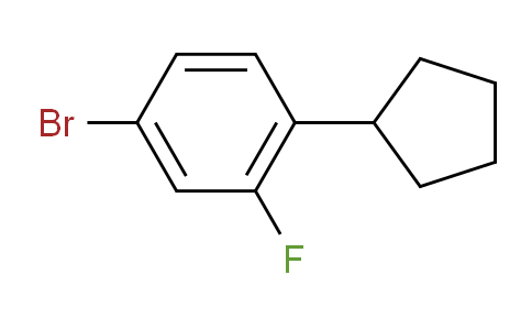 4-Bromo-1-cyclopentyl-2-fluorobenzene