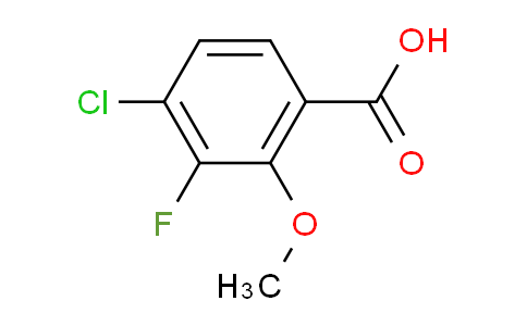 4-Chloro-3-fluoro-2-methoxybenzoic acid