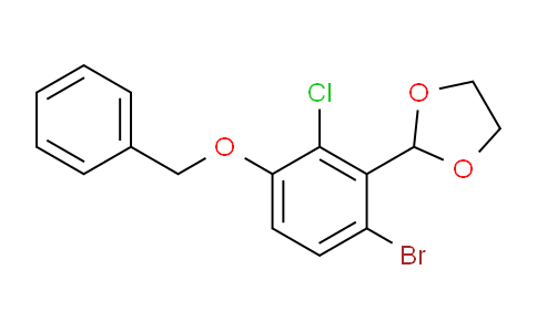 2-(3-(Benzyloxy)-6-bromo-2-chlorophenyl)-1,3-dioxolane