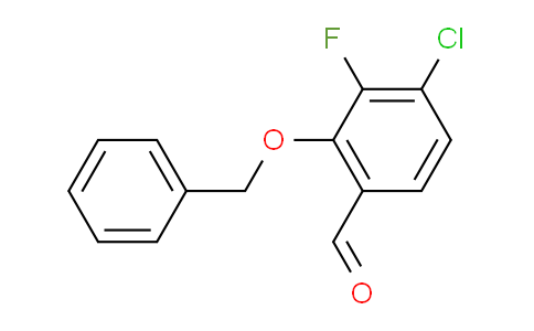 2-(Benzyloxy)-4-chloro-3-fluorobenzaldehyde