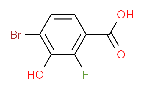 4-Bromo-2-fluoro-3-hydroxybenzoic acid